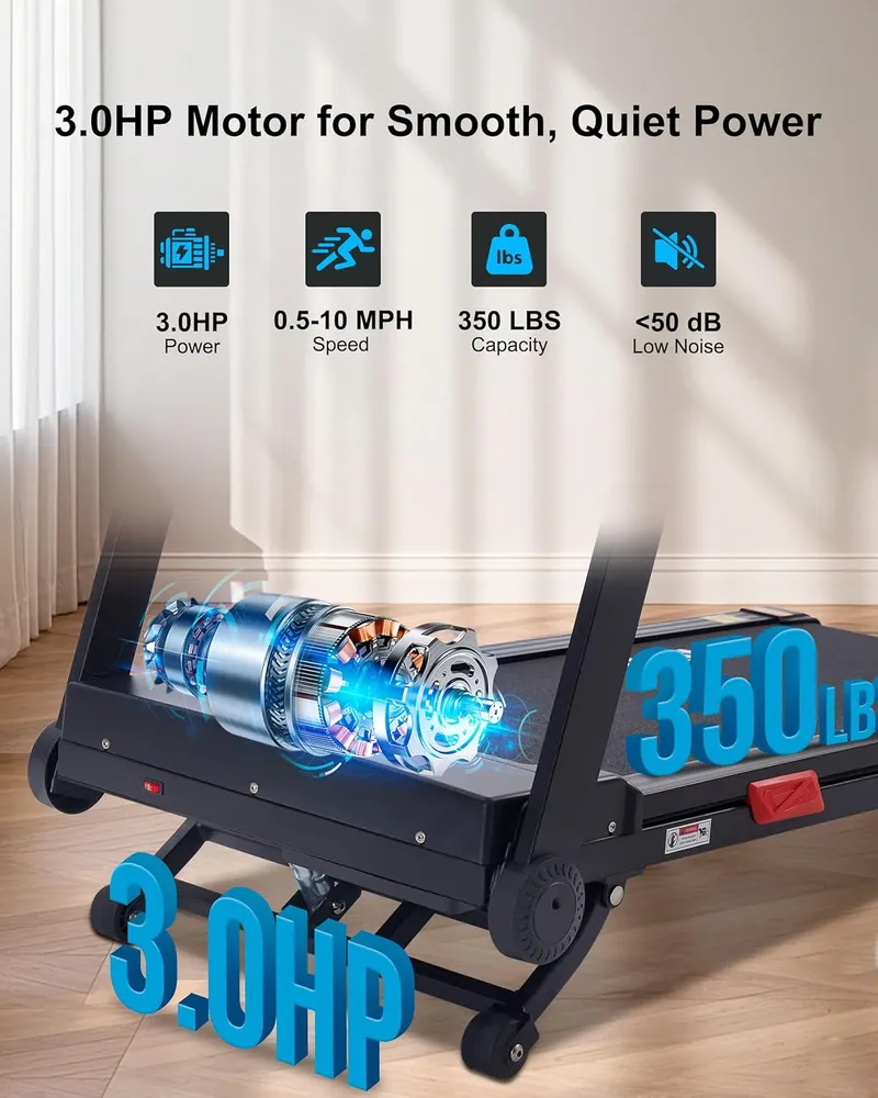 ATEEDGE Treadmill for Home with Bluetooth App